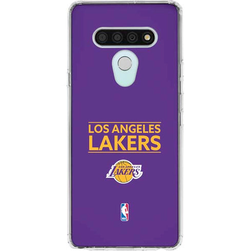 NBA Los Angeles Lakers Standard - Purple LG Stylo 6 Clear Case