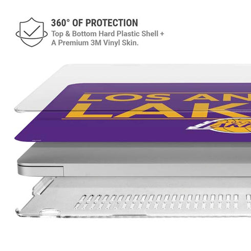 NBA Los Angeles Lakers Standard - Purple MacBook Air 13in M1 (2021) Case plus Skin