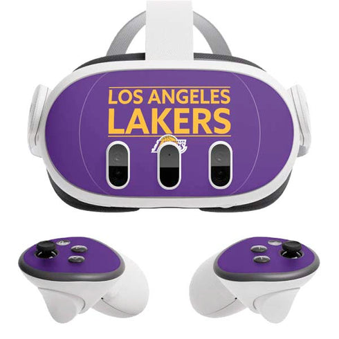 NBA Los Angeles Lakers Standard - Purple Meta Quest 3 Skin