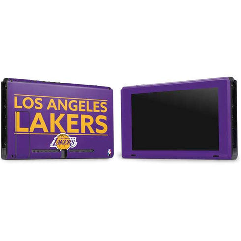 NBA Los Angeles Lakers Standard - Purple Nintendo Switch Bundle Skin