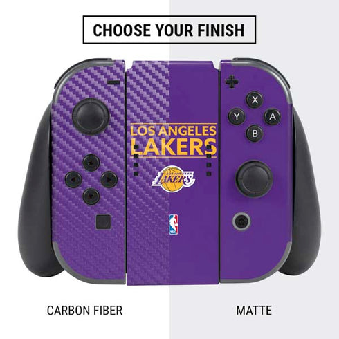 NBA Los Angeles Lakers Standard - Purple Nintendo Switch Bundle Skin