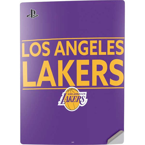 NBA Los Angeles Lakers Standard - Purple PS5 Digital Edition Console Skin