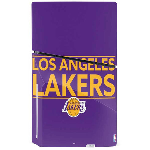 NBA Los Angeles Lakers Standard - Purple PS5 Slim Disk Bundle Skin
