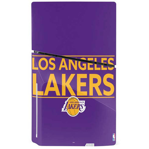 NBA Los Angeles Lakers Standard - Purple PS5 Slim Disk Console Skin