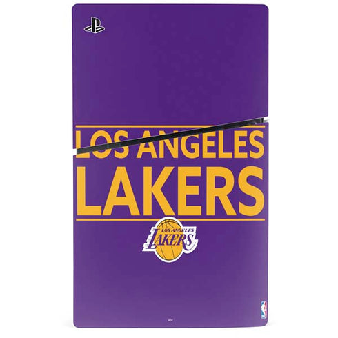 NBA Los Angeles Lakers Standard - Purple PS5 Slim Digital Edition Bundle Skin