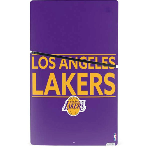 NBA Los Angeles Lakers Standard - Purple PS5 Slim Digital Edition Bundle Skin