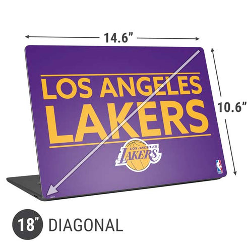 NBA Los Angeles Lakers Standard - Purple Universal Laptop 18in (14.6 x 10.6in) Skin