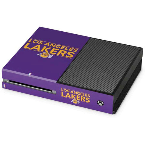 NBA Los Angeles Lakers Standard - Purple Xbox One Console Skin