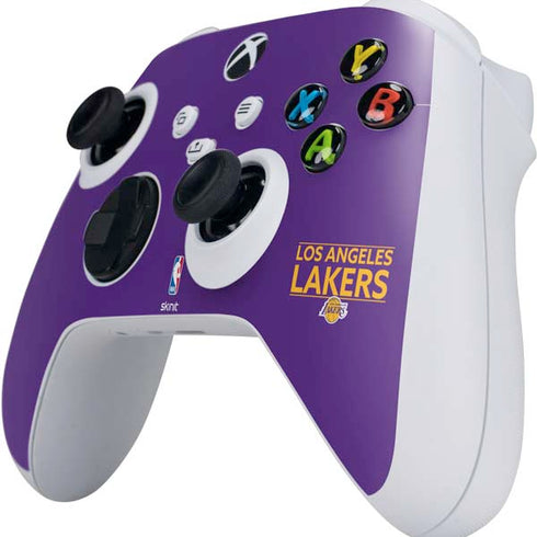 NBA Los Angeles Lakers Standard - Purple Xbox Series S Controller Skin