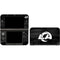 NFL Los Angeles Rams Black & White 3DS XL 2015 Skin