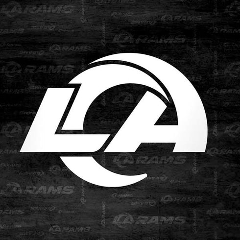 NFL Los Angeles Rams Black & White Dell Alienware Skin