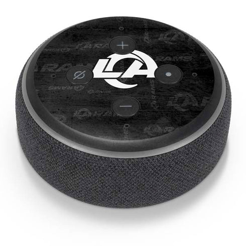 NFL Los Angeles Rams Black & White Amazon Echo Dot Skin