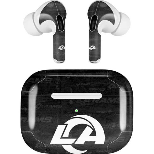 NFL Los Angeles Rams Black & White Apple AirPods Pro Skin