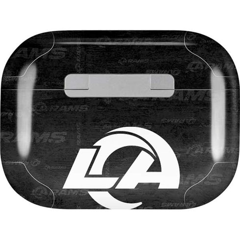 NFL Los Angeles Rams Black & White Apple AirPods Pro Skin
