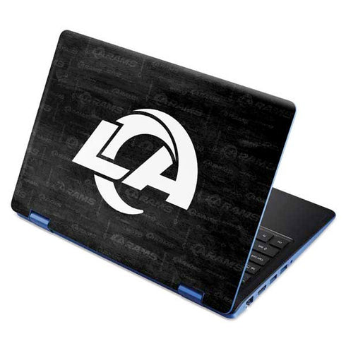 NFL Los Angeles Rams Black & White Aspire R11 11.6in Skin