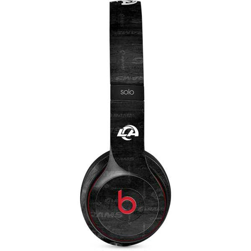 NFL Los Angeles Rams Black & White Beats Solo 2 Wireless Skin