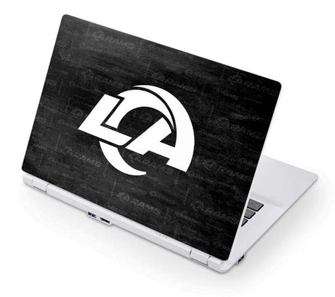 NFL Los Angeles Rams Black & White Acer Chromebook Skin