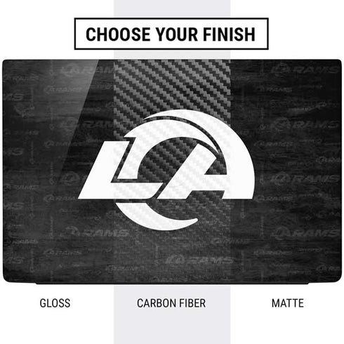 NFL Los Angeles Rams Black & White Dell Vostro Skin