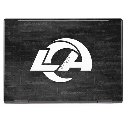 NFL Los Angeles Rams Black & White HP Envy Skin
