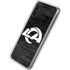 NFL Los Angeles Rams Black & White Galaxy A10e Clear Case