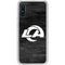 NFL Los Angeles Rams Black & White Galaxy A10e Clear Case