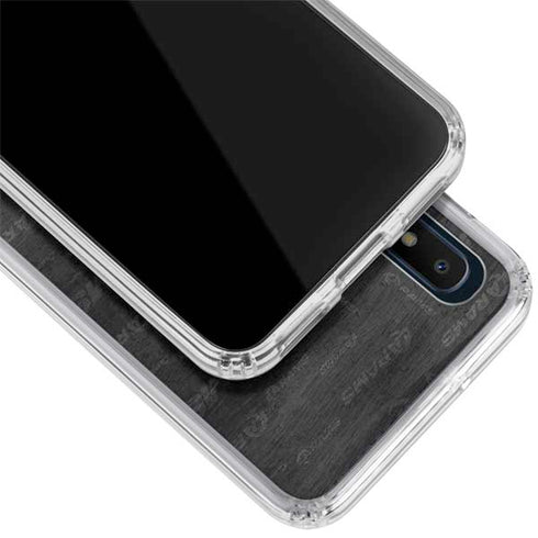 NFL Los Angeles Rams Black & White Galaxy A10e Clear Case