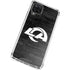 NFL Los Angeles Rams Black & White Galaxy A12 Clear Case