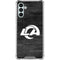 NFL Los Angeles Rams Black & White Galaxy A13 5G Clear Case