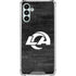 NFL Los Angeles Rams Black & White Galaxy A13 5G Clear Case