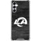 NFL Los Angeles Rams Black & White Galaxy A14 5G Clear Case
