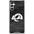 NFL Los Angeles Rams Black & White Galaxy A15 5G Clear Case