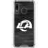 NFL Los Angeles Rams Black & White Galaxy A30 Clear Case