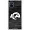 NFL Los Angeles Rams Black & White Galaxy A51 5G Clear Case
