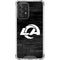 NFL Los Angeles Rams Black & White Galaxy A52 5G Clear Case