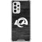 NFL Los Angeles Rams Black & White Galaxy A53 5G Clear Case