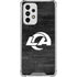 NFL Los Angeles Rams Black & White Galaxy A53 5G Clear Case