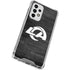 NFL Los Angeles Rams Black & White Galaxy A53 5G Clear Case