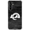 NFL Los Angeles Rams Black & White Galaxy A54 5G Clear Case