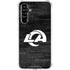 NFL Los Angeles Rams Black & White Galaxy A54 5G Clear Case
