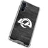 NFL Los Angeles Rams Black & White Galaxy A54 5G Clear Case