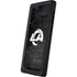 NFL Los Angeles Rams Black & White Galaxy Note 10 Waterproof Case