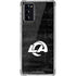 NFL Los Angeles Rams Black & White Galaxy Note20 5G Clear Case