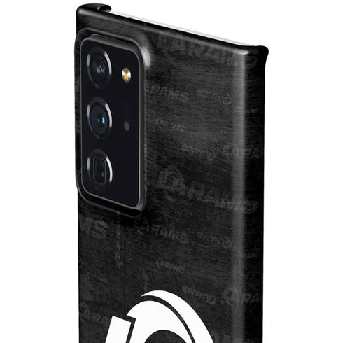 NFL Los Angeles Rams Black & White Galaxy Note20 Ultra 5G Lite Case
