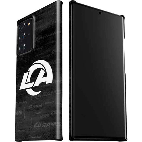 NFL Los Angeles Rams Black & White Galaxy Note20 Ultra 5G Lite Case