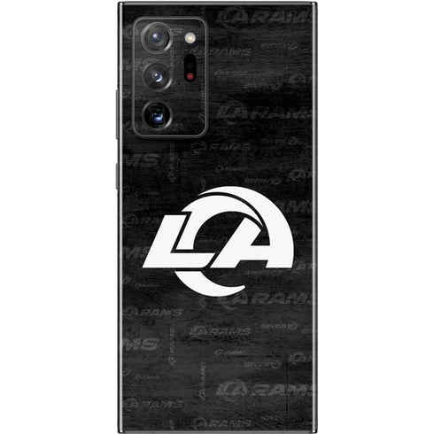 NFL Los Angeles Rams Black & White Galaxy Note20 Ultra 5G Skin