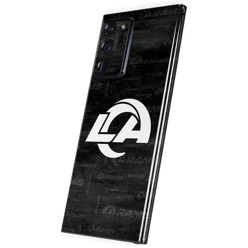 NFL Los Angeles Rams Black & White Galaxy Note20 Ultra 5G Skin