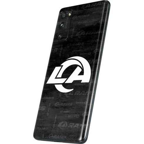 NFL Los Angeles Rams Black & White Galaxy S20 Fan Edition Skin