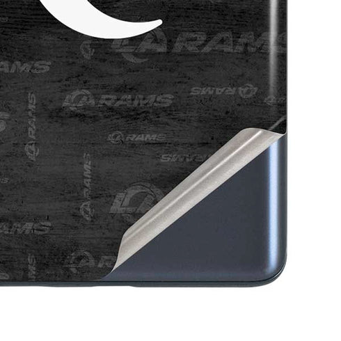 NFL Los Angeles Rams Black & White Galaxy S20 Fan Edition Skin