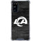 NFL Los Angeles Rams Black & White Galaxy S20 FE Clear Case
