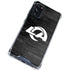 NFL Los Angeles Rams Black & White Galaxy S20 FE Clear Case
